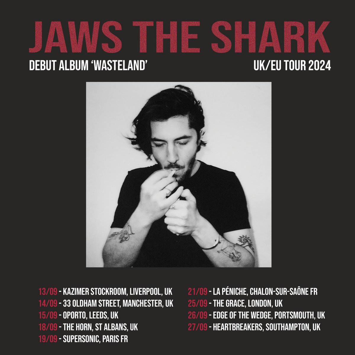 Tickets to my debut album headline tour in September are in sale now!
Cannot wait for this one.

Tickets link: tr.ee/lvL7yt2dYq