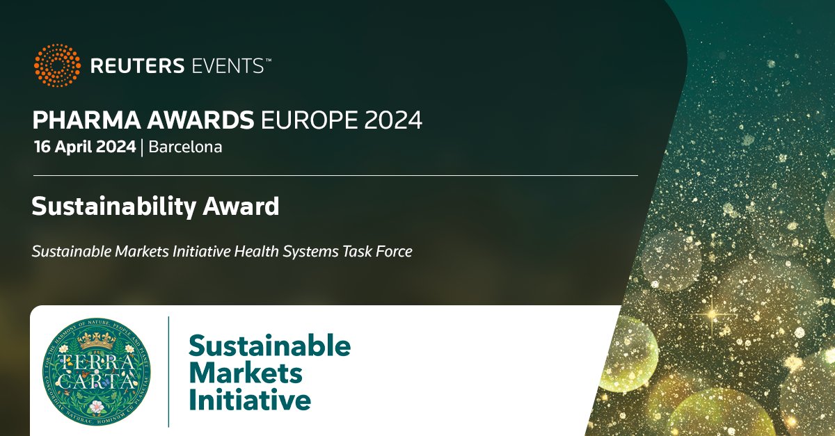 Our Health Systems Task Force has been shortlisted in the Sustainability Award category at @Reuters #REPHarma2024. This award recognises initiatives helping to bring the pharma industry to the forefront of sustainability. Learn more about our work lnkd.in/eKqrvbJk