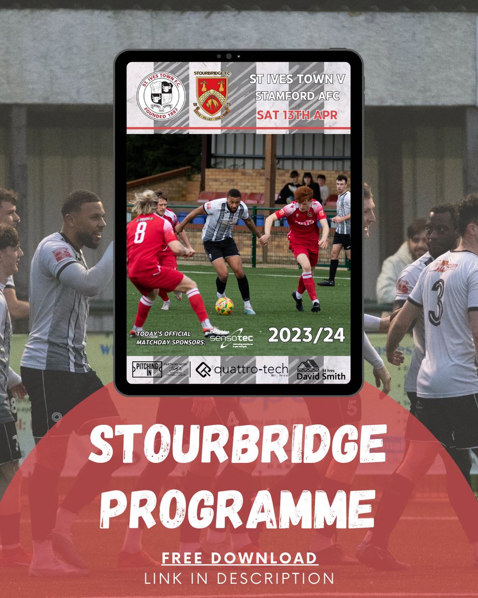 STOURBRIDGE PROGRAMME 📖 Our matchday programme for tomorrow's visit of @StourbridgeFC is available using the link below. 👇 drive.google.com/file/d/1ndfxWA…