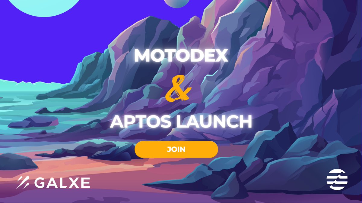 🚀 MotoDEX x @Aptos Launch Campaign 🚀 🎁 Prize pool of USDT rewards and exclusive moto NFTs up for grabs, the excitement is through the roof! 🗓 Gear up for 6 weeks of thrilling competition. Are you ready to claim victory? 🎯 Dive in now: app.galxe.com/quest/motoDEX/…