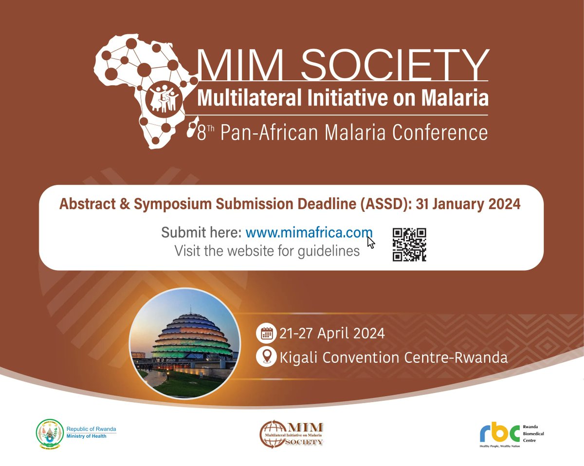 The 8th MIM Conference kicks off in Kigali, Rwanda on April 21st, 2024! Haven't registered yet? There's still time! Head over to the conference website to secure your spot lnkd.in/e_xdiTWj and watch out for symposiums that will be supported by our team #MIM2024 #PAMC2024