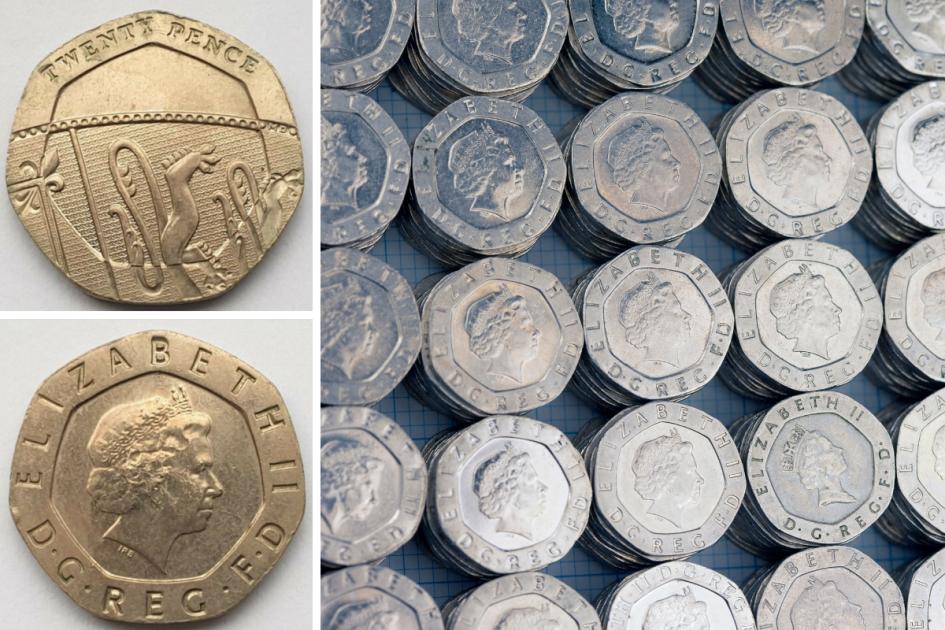 The 20p piece is a “mule” coin dating from 2008 and was minted without a date dlvr.it/T5PlWw 🔗 Link below