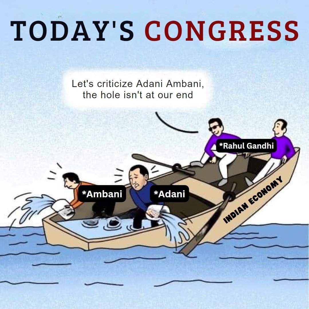 We live in a country where prominent Industrialists like #Ambani & #Adani are abused for generating millions of jobs and contributing thousands of crores to the exchequer by those freeloaders who survive on hard-earned taxpayers money