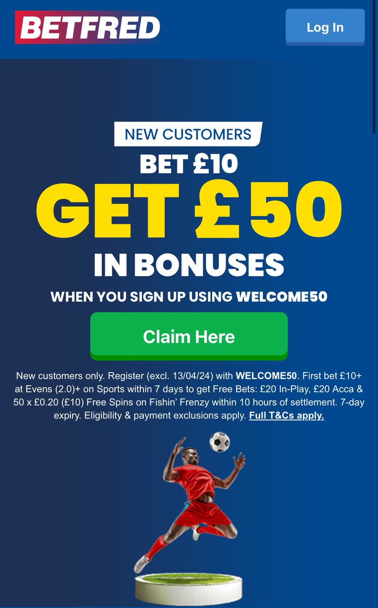 HUGE AINTREE DAY 2 OFFER🐎 Sign up to Betfred and place a £10 bet on the 1:45 and you’ll get £40 in FREE BETS & £10 free spins!🔥 18+ #ad T&Cs apply begambleaware.org THIS OFFER EXPIRES TODAY! Claim 👉 bit.ly/Betfred50GP