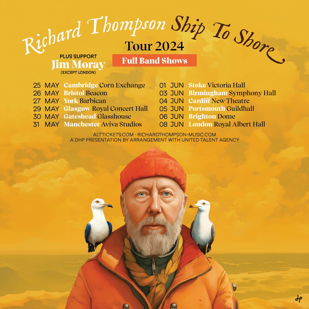 I’m beyond excited to say that I’ll be joining @RichardThompson for his UK tour next month (all dates except London - they’ll have even bigger surprises there…)