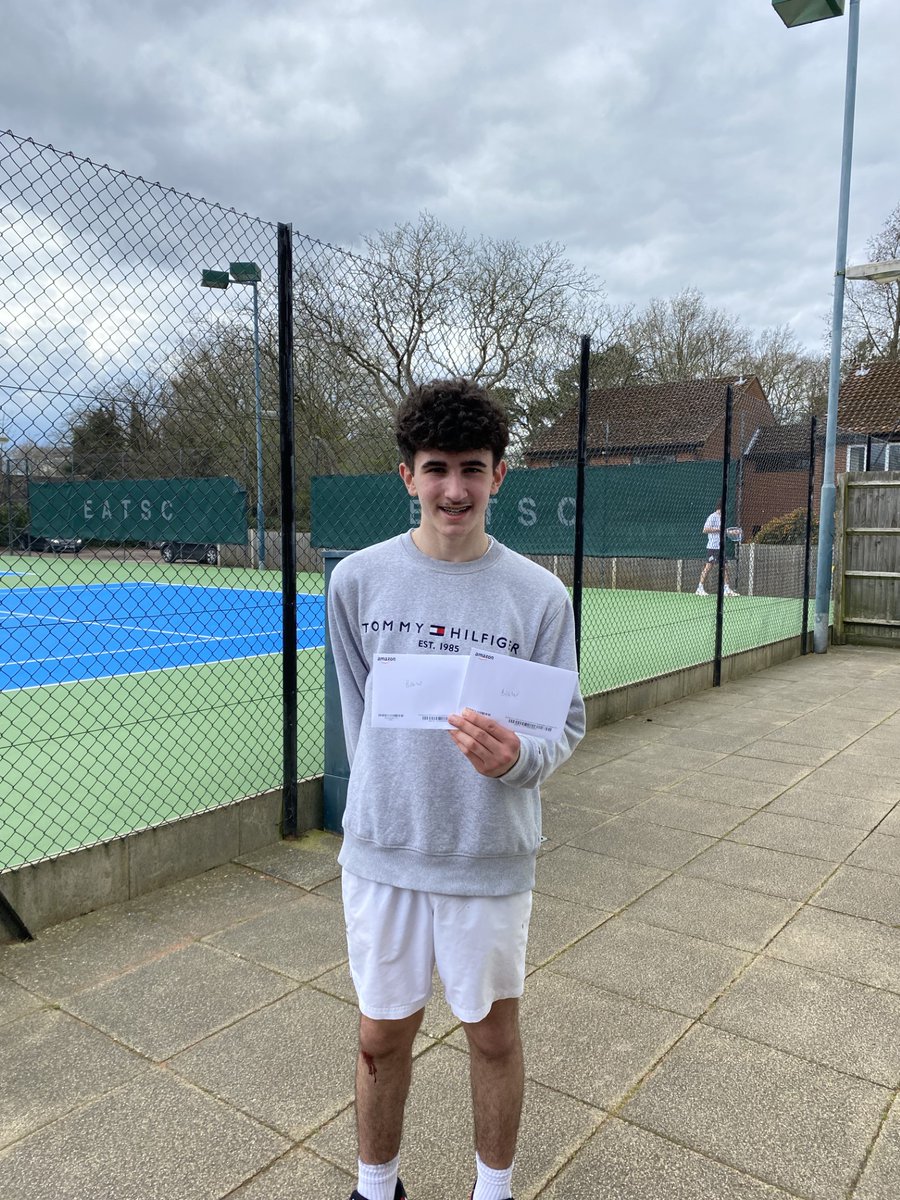 Congratulations to Norfolk player, Rico who won the Grade 3 event at East Anglia Tennis & Squash Club last week. #ltacompete #norfolkchamp #tenniscompetition #eastangliatennisandsquashclub #ltayouth