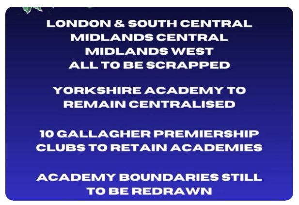 The dire news of yesterday means that @SixwaysStadium will host the final ever games for the @midsrugbyacad tomorrow (13th). The U-16s Midlands West (ex @AcademyWarriors) play Midlands Central (ex @WaspsRugby) at 1130. The U-17s KO at 1330. Come along and support the lads #COYW