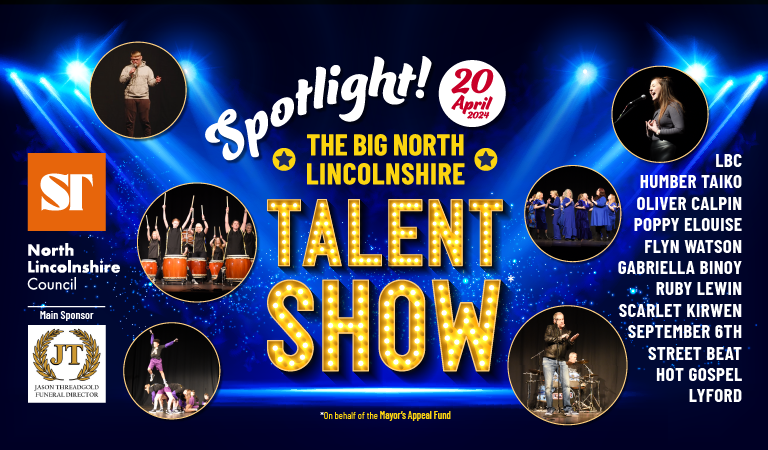 Spotlight! The biggest talent show that North Lincolnshire has ever seen, promises to captivate audiences with a mesmerizing array of talent ranging from ballet to street dance, solo singers to live bands and rap to opera! Find out more 👇 northlincs.gov.uk/news/spotlight…