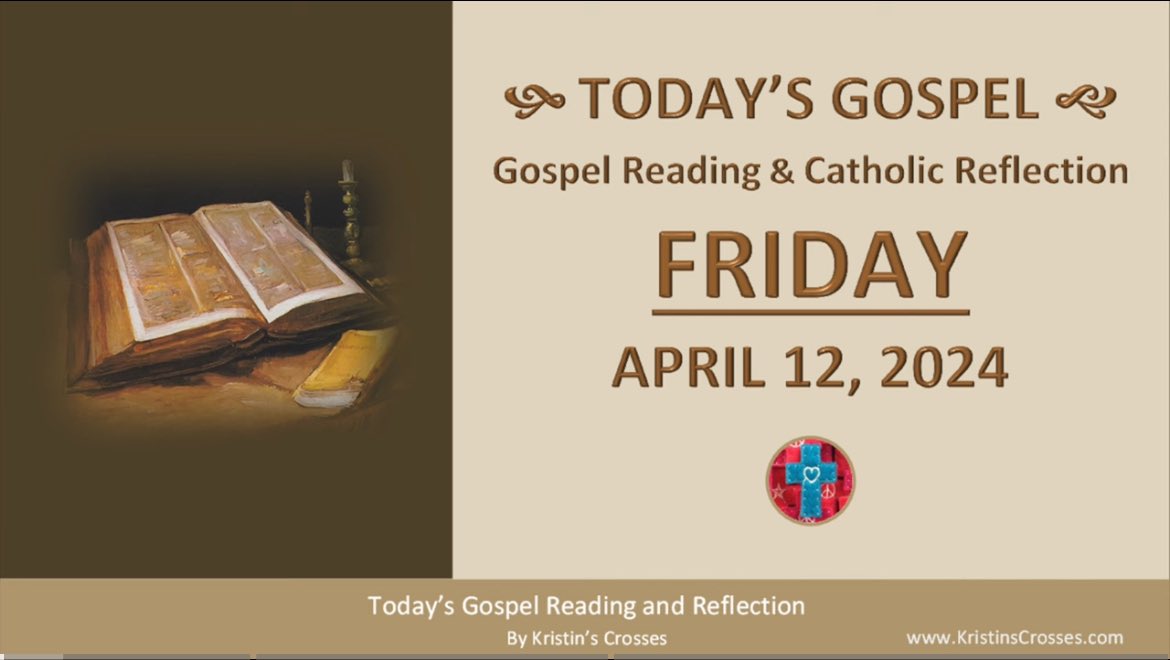 Today, let’s pray that God will open our hearts to the impossible and show us that all things are possible through Him. Pray with us @Kristinscrosses Friday Prayers during Easter: bit.ly/3VHlbKP Gospel & Reflection: bit.ly/3TYldLS