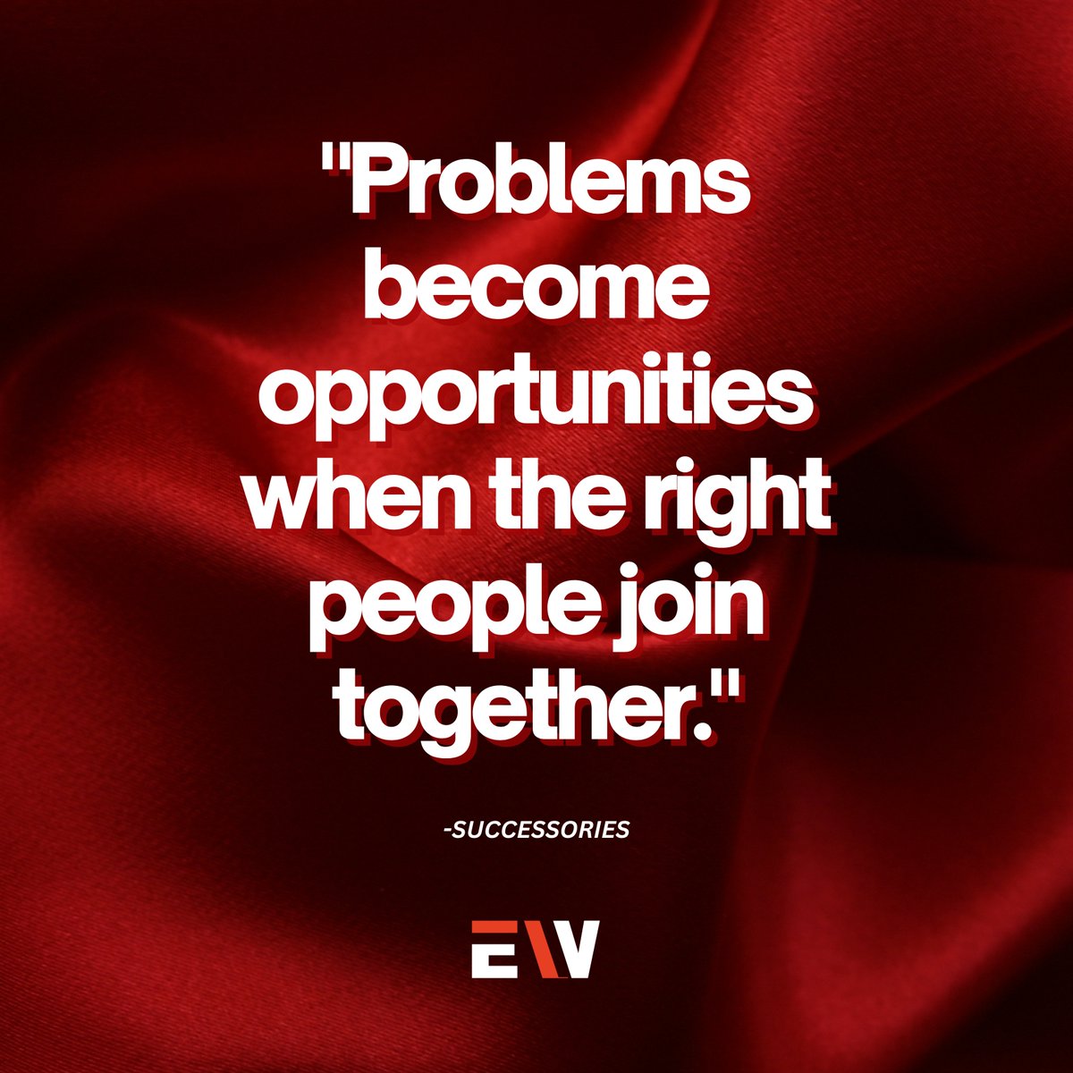 By bringing together the right people, we can turn the problems into opportunities.

Follow @enterprisewired for more.

#teamworktransforms #problemsolvers #opportunityknocks #TogetherWeCan #CollaborationWins #rightpeoplerightresults #TurnChallengesIntoOpportunities