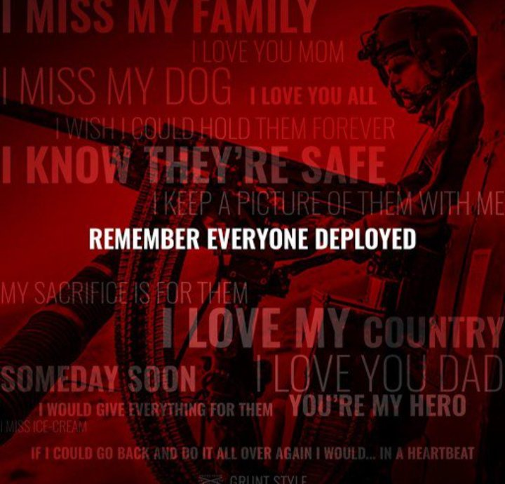 #UntilTheyAllComeHome 🩸                      #RememberEveryoneDeployed 🩸