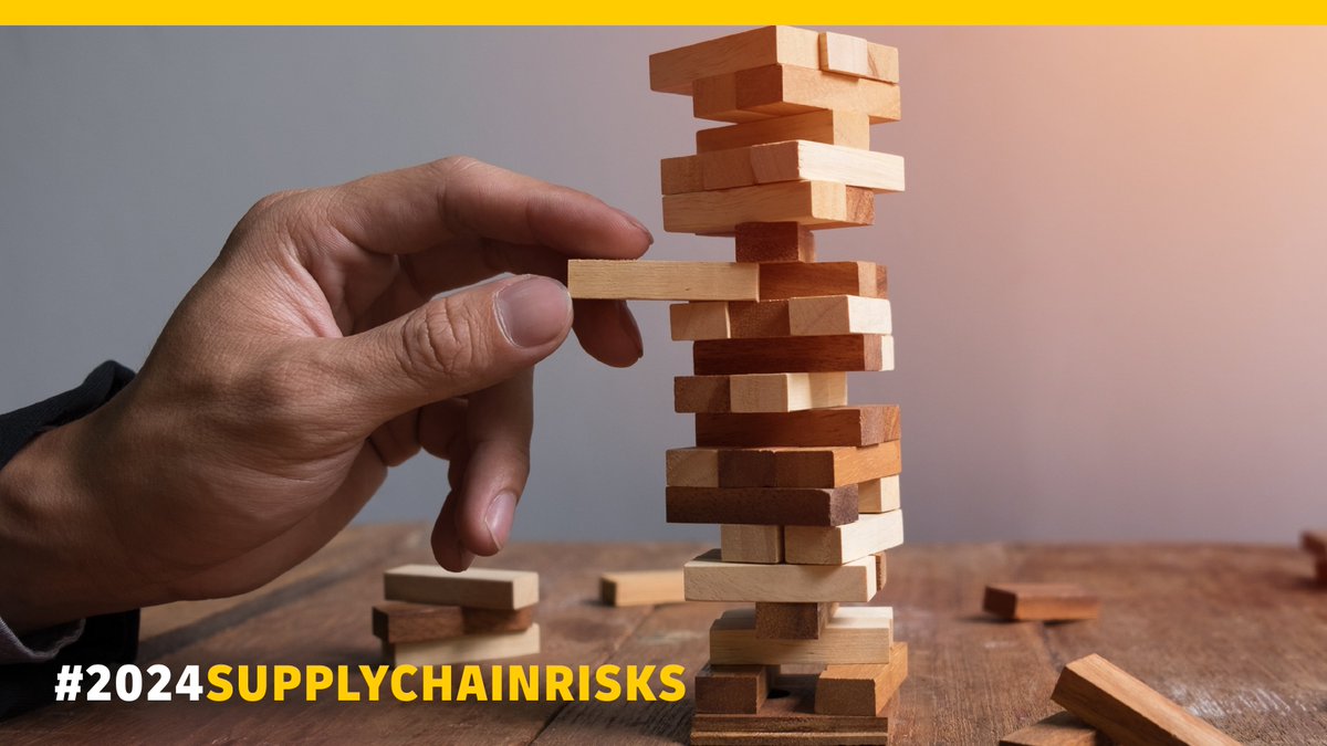 Our partners, Everstream Analytics, focus exclusively on risk analysis and predictive insights that help us build better supply chains. Learn about this year’s top 5 supply chain risks in the link: bit.ly/49xe8YB #DHLDelivers #2024SupplyChainRisks