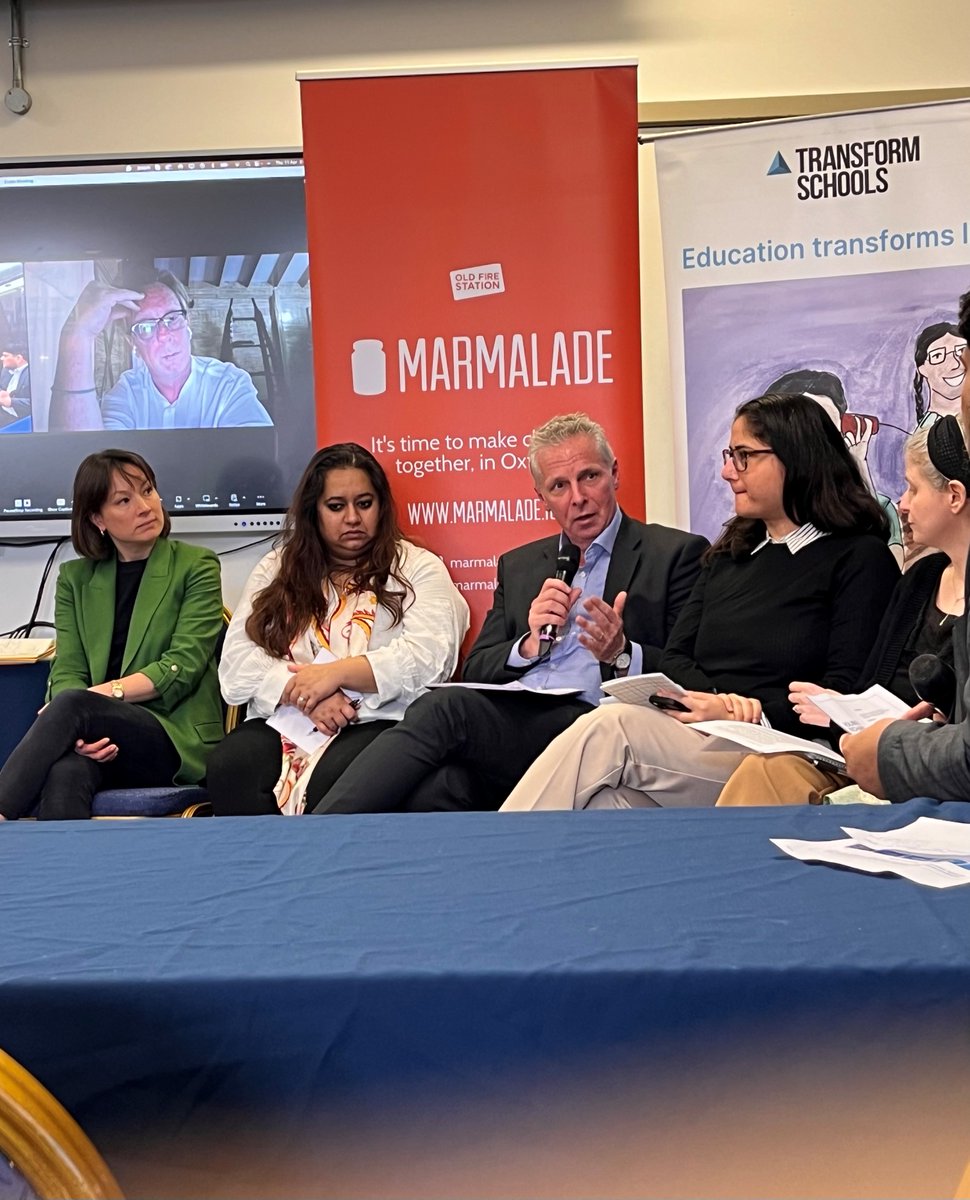 British Asian Trust CEO @R_Hawkes discusses our investments in social outcomes for adolescents and explains the impact of our Development Impact Bond at the #SkollWorldForum ecosystem event #MarmaladeFestival with @TransformEdu_