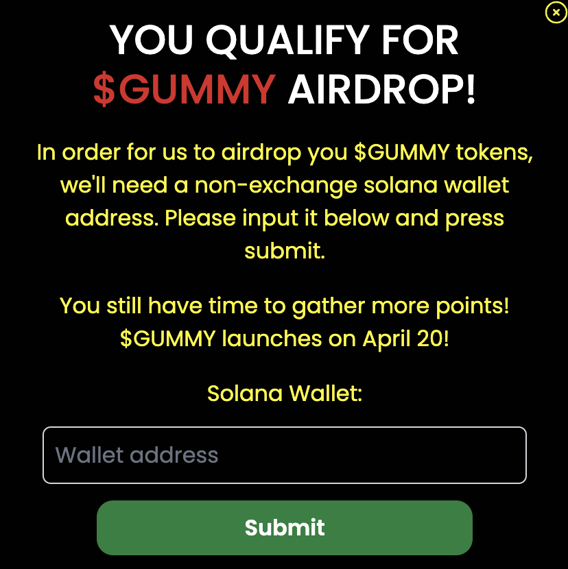 crypto_banter's tweet photo. $GUMMY airdrop: Please note! 🚨
 
AN EXCHANGE WALLET IS NOT VALID - YOU WILL LOSE YOUR AIRDROP. 
 
Please provide us with a decentralised wallet address i.e. Phantom. (Ensure it is the SOL address)
 
See picture for guidance 👇🏼 https://t.co/YfdwNrKt6K