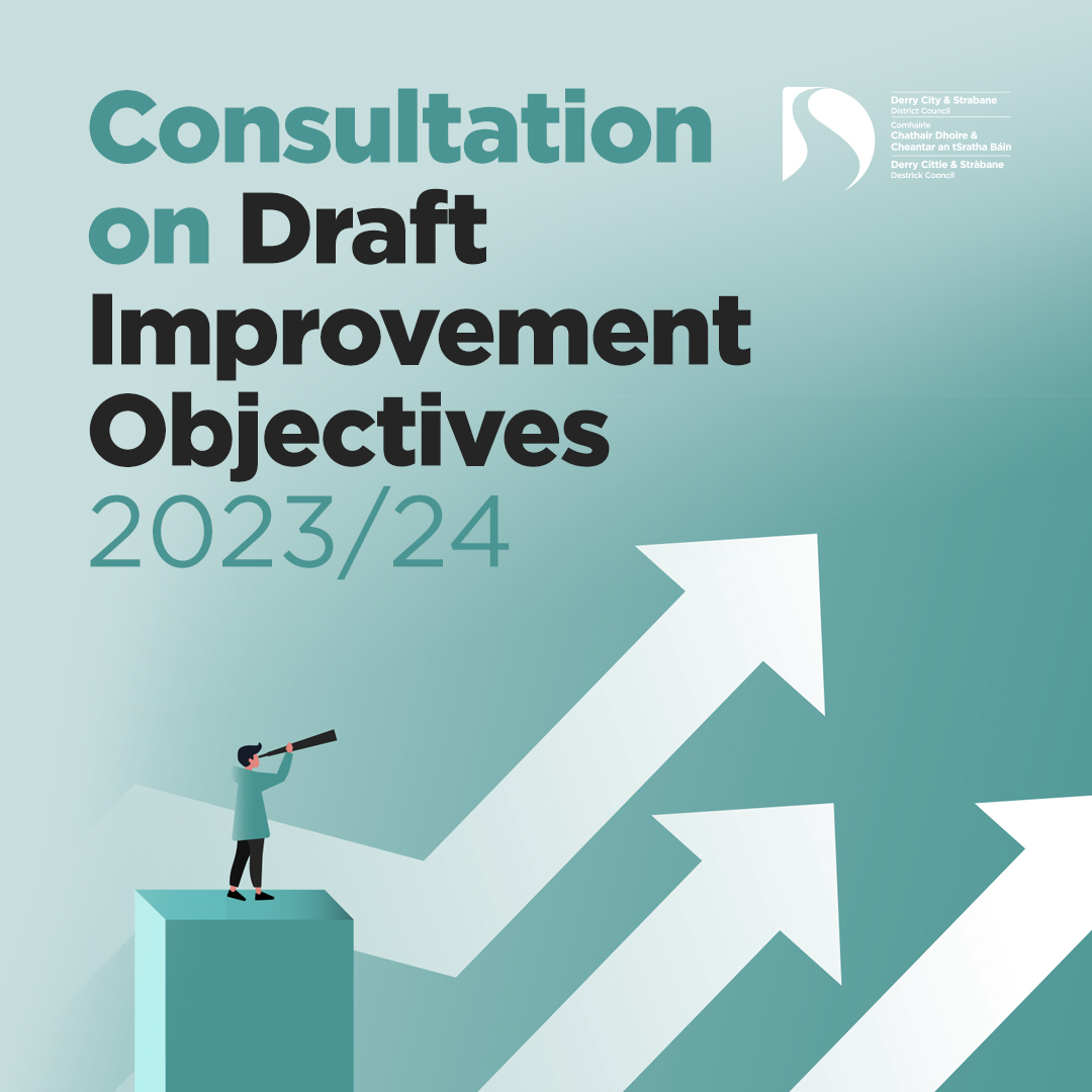 Council is seeking your views on its Performance Improvement Plan We want to hear what you think of our objectives to promote healthy lifestyles, create a greener environment and improve services. The deadline for submissions is 12pm on 22nd May 24. derrystrabane.com/haveyoursay