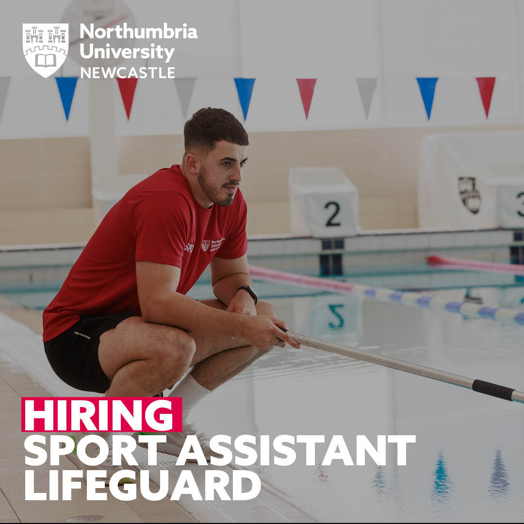 🏊‍♂️ SPORT ASSISTANT (LIFEGUARD) 🏊‍♀️ Northumbria Sport are recruiting a Sport Assistant who will be responsible for daily operations of the building and supervision of the pool environment. Find out more information here: orlo.uk/kcX1p CLOSING DATE: 8 May
