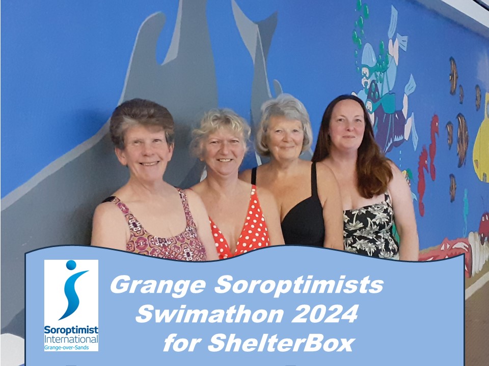 Congratulations to Grange-over-Sands #Soroptimists our March 2024 Photo of the Month winners. Here they were at the Kendal #Swimathon - they raised over £400 for @ShelterBox whilst having a lot of fun. Join a club near you - visit sigbi.org. #WeStandUpForWomen