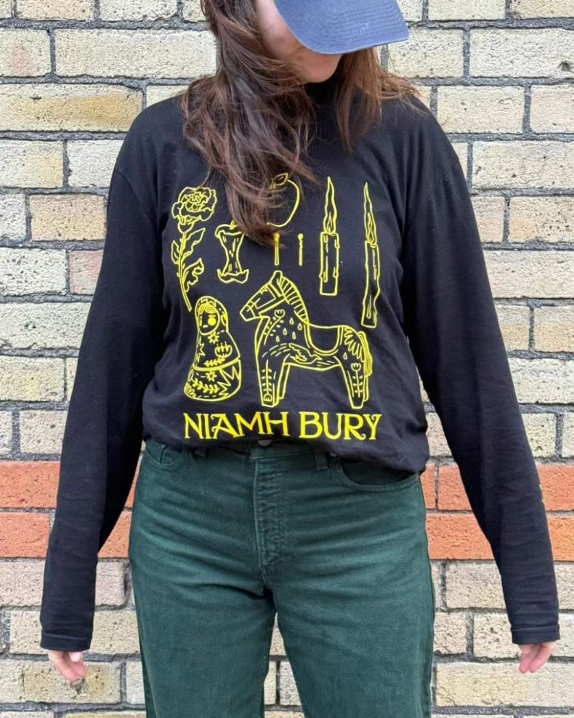Look what I made! I got to design the new merch for THE @Niamh_Bury's tour, and here's a little peek at what she'll have at her upcoming gigs (then later from niamhbury.com)