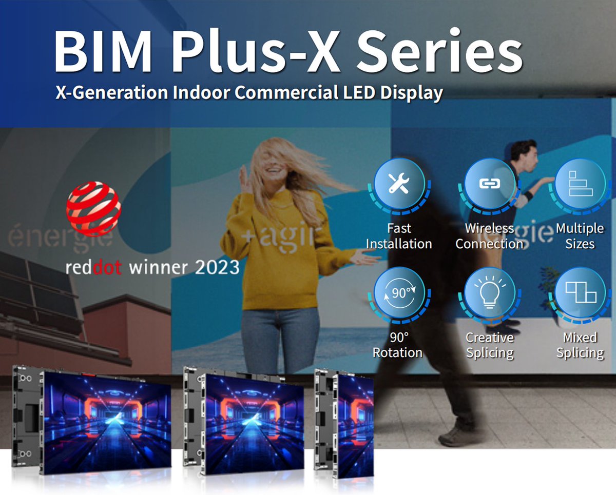 BIM Plus-X Series is on Promotion!✨As a winner of the Red Dot Award, BIM Plus-X Series is always hot-selling. Welcome to contact us for more information.

#productpromotion #leddisplay