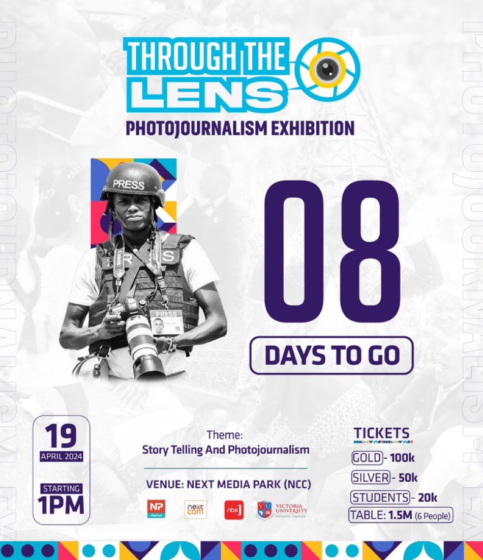 The countdown is on, secure your ticket now #ThroughTheLensUg 🔥