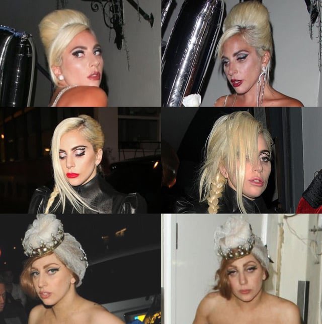 Lady Gaga: before and after parties