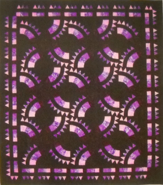 Purple Passion PDF Download Quilt Pattern, Curlicue Creations Quilting Pattern Queen Size Quilt Pattern Paper Piecing Pattern Sewing curlicuecreations.etsy.com/listing/163167… #purplepassionquilt #quiltpatterns #quilts #curlicuecreations #quiltshop #etsy #etsyshop #pdf