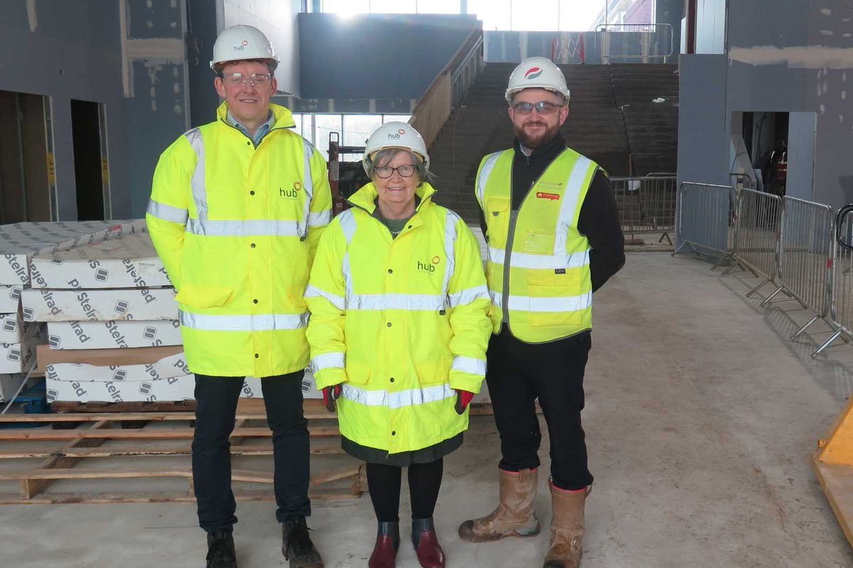 Excellent progress and #WiderSocialImpact being made in partnership with @midgov on the new Easthouses Primary. #InspiringLearningSpace #CommunityBenefits #SocialValue @morrisonbuilds @_jmarchitects @mideduteam hubsoutheastscotland.co.uk/news/excellent…