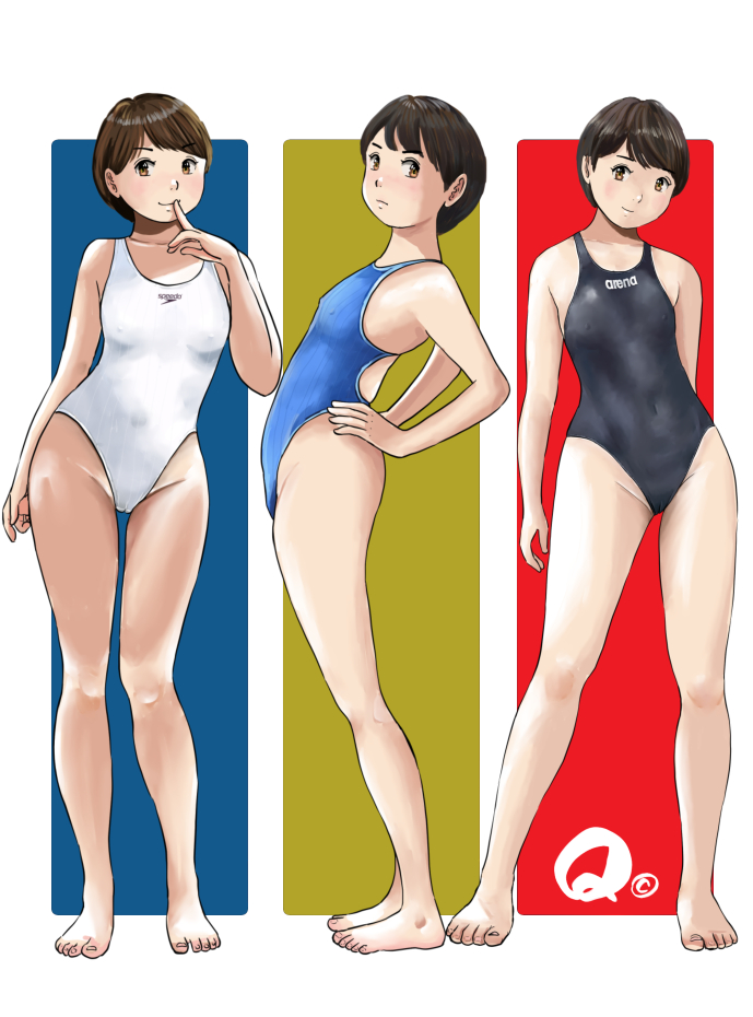 あったかいから水着💦 