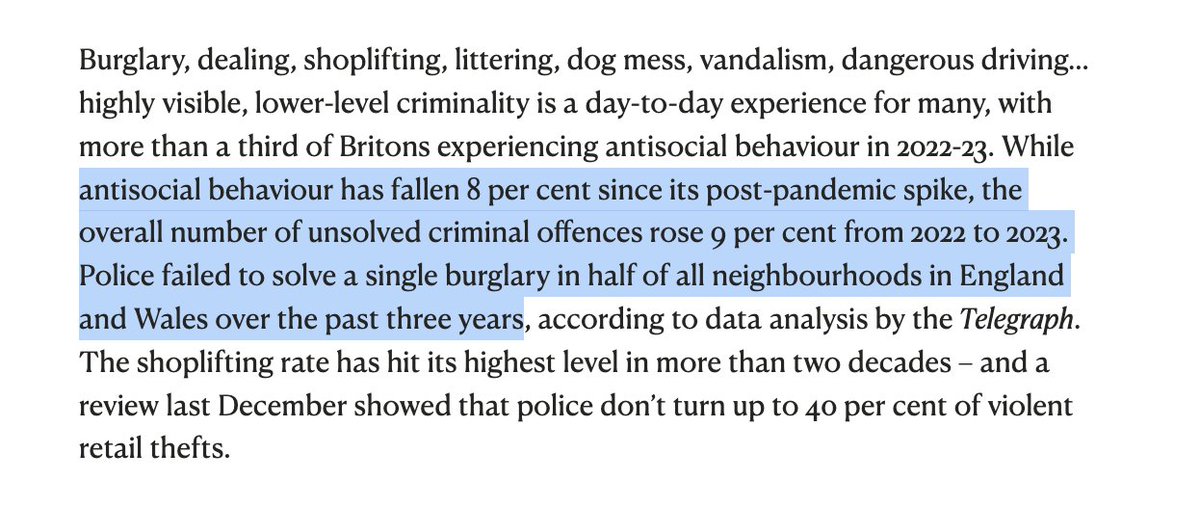 lmao the only evidence of rising 'antisocial behavior' in this article is by the cops