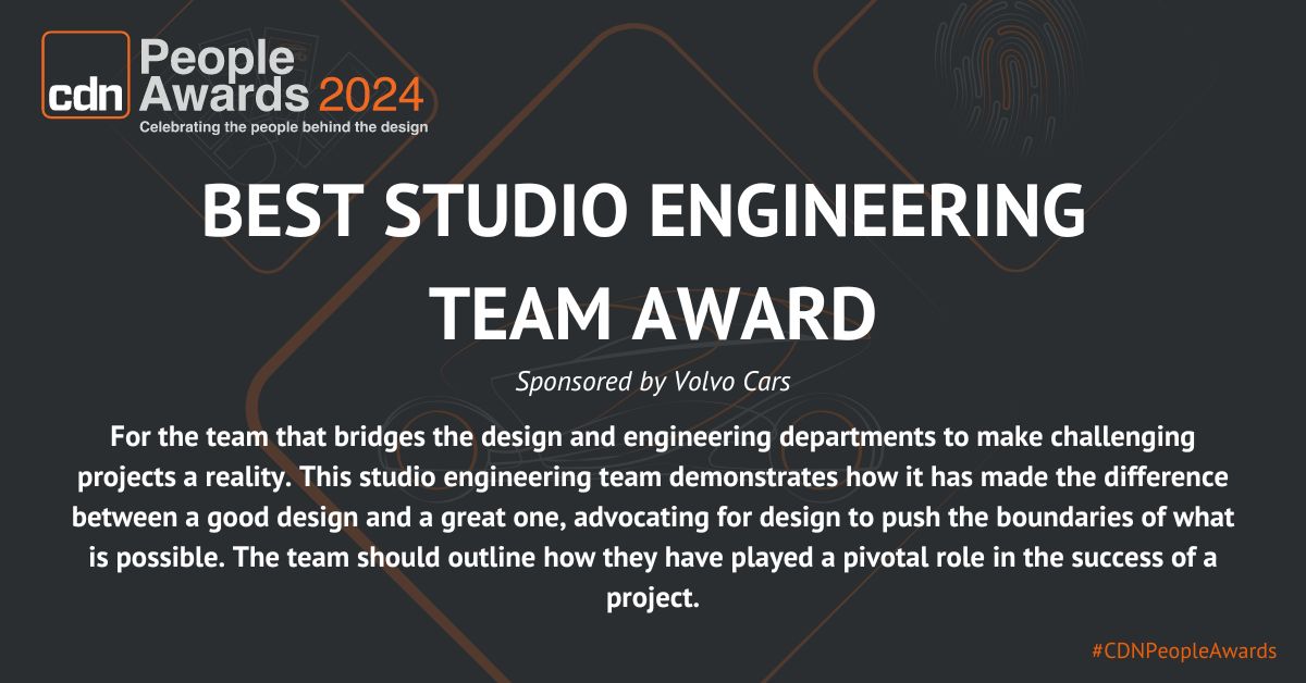 CarDesignNews's tweet image. 🌟 Attention all Studio Engineering Teams! 🌟

Introducing a brand new category for the #CDNPeopleAwards 2024, dedicated to honouring the incredible work of studio engineers who elevate designs from good to exceptional!

Visit cardesignnews.com/cdn-people-awa…

#StudioEngineering
