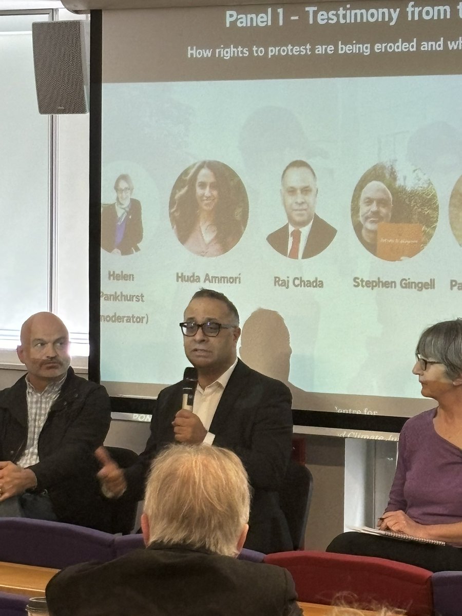 “This is a private law system in which rich corporations are making up their own rules” - Raj Chada on the influence of the corporation in the law #ClimateofInjustice