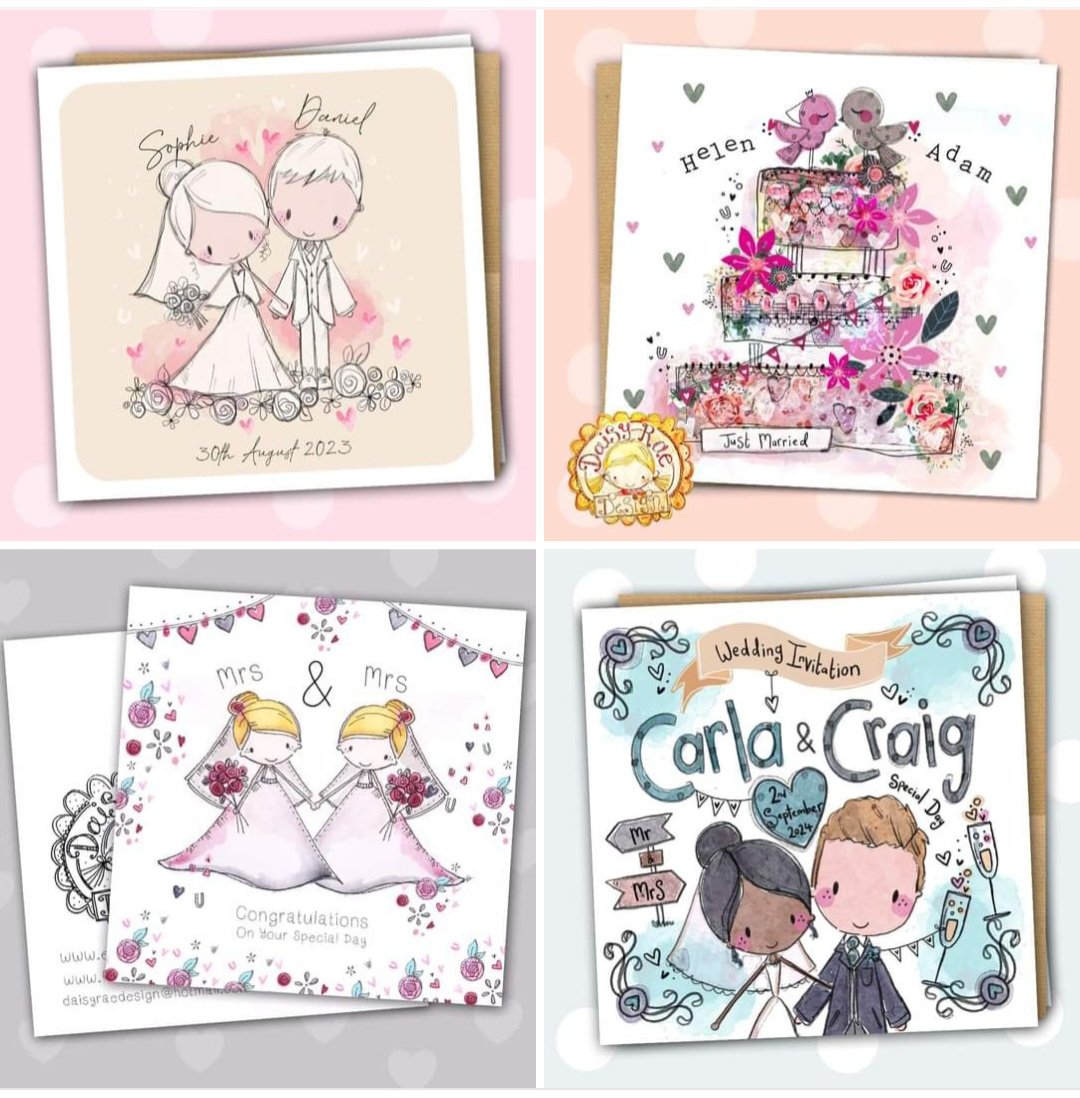 Check out my wedding section over on etsy.

etsy.com/uk/shop/daisyr…