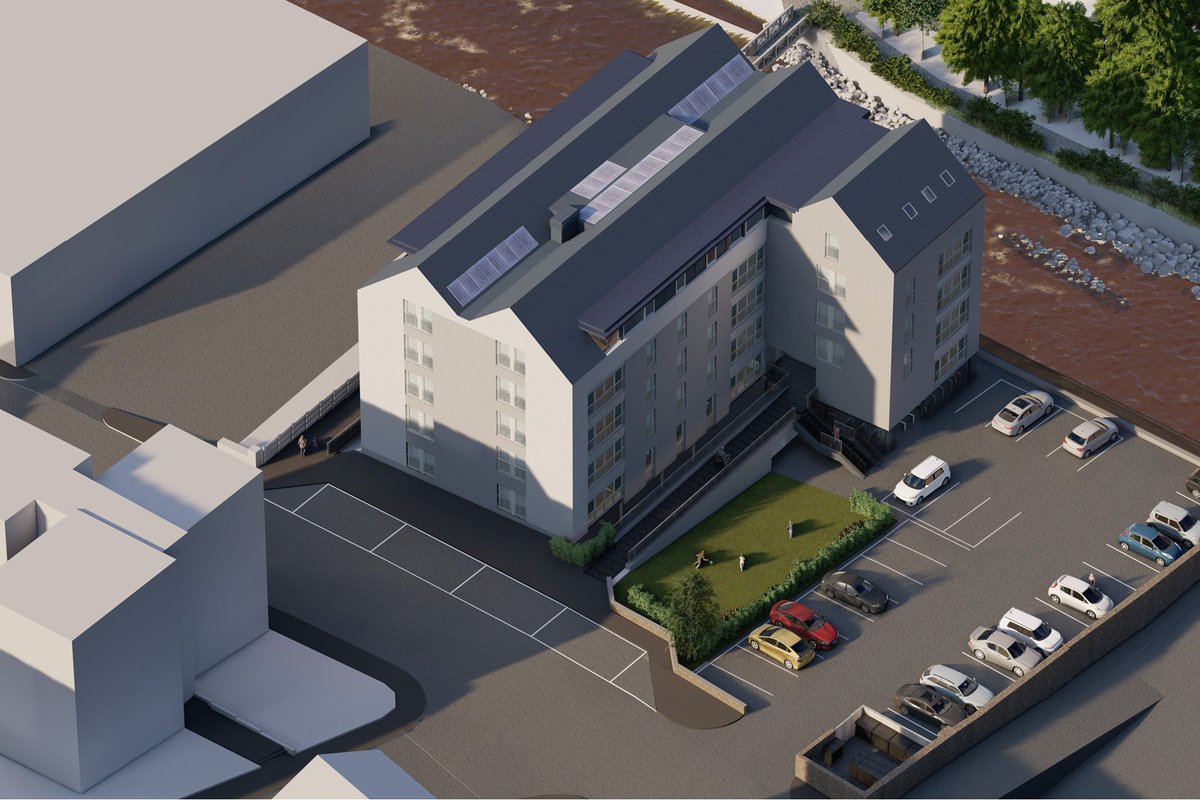 CSYArchitects's tweet photo. Commissioned by @EildonHousing , CSY’s delivery of Huddersfield Street apartments demonstrates the opportunities available in Galashiels to provide affordable housing and exploit difficult sites. Renewable energy was also the project's focus, supporting sustainability goals. https://t.co/kxXQrE8TB0