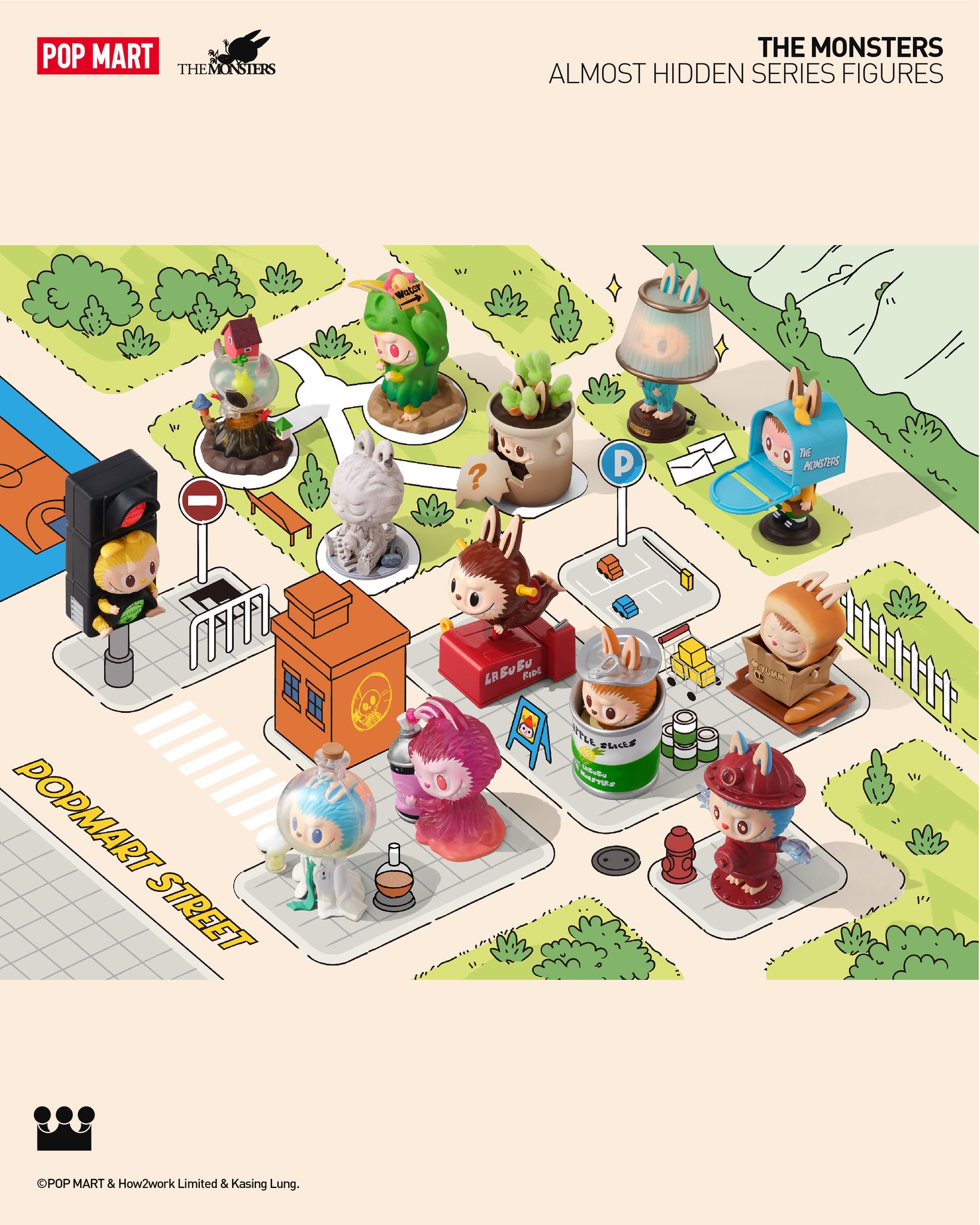 Amazon | POP MART THE MONSTERS Almost Hidden シリーズ 【1