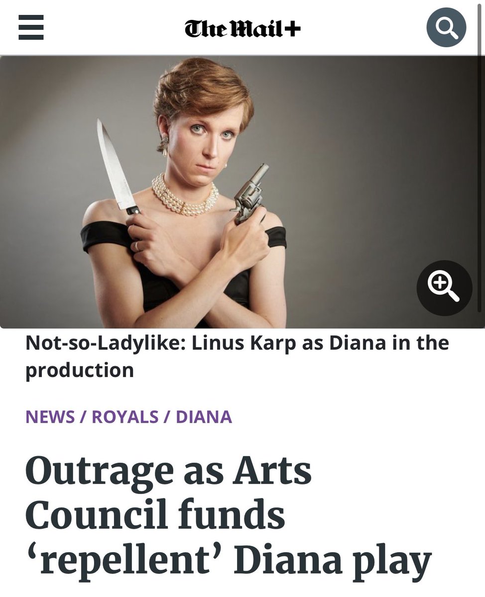 🚮REPELLENT TRASH🚮 The much reliable and respected and never problematic publication that is the Daily Mail thinks #UntrueDiana is 'repellent trash'. We couldn't be prouder. You too can be repelled - join us at @KingsHeadThtr NEXT WEEK 17 April - 5 May 🎟in bio