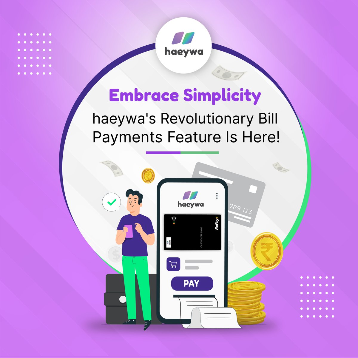 No more hassle, just convenience! Dive into the future of bill management with haeywa's latest innovation. Say goodbye to complexity and hello to seamless simplicity.
.
.
.
#haeywaApp #ExpenseManagement #FinancialControl