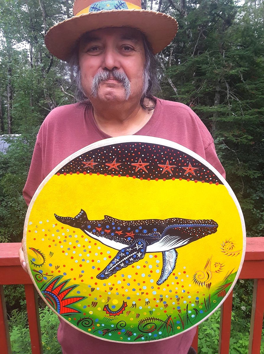 The Daily Drum Today’s drum features “The Whale”. The Whale is known to help people in need whether we are helpless or wounded. The whale symbolizes kindness, intelligence and compassion. Have a Great Week-End!