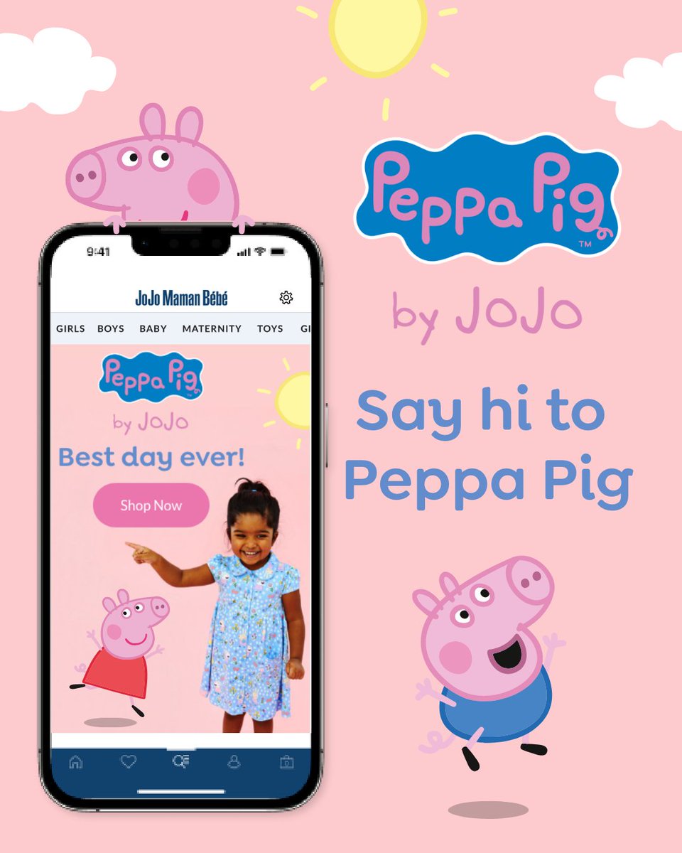 Want to be the first to see? Download our app for early access to our Peppa collection 👀 🐷 It'll be the best day ever! bit.ly/3TVP2wl