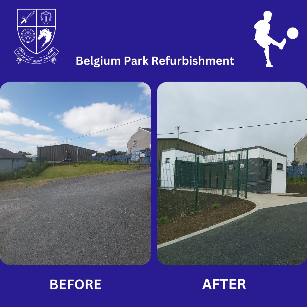 Belgium Park Refurbishment: ‘Game’ changing renovations have been unveiled at Belgium Park which have seen the revamp of community sports area, boasting refurbished dressing rooms, accessible toilets, entrance enhancements & more, creating a welcoming & inclusive space for all.