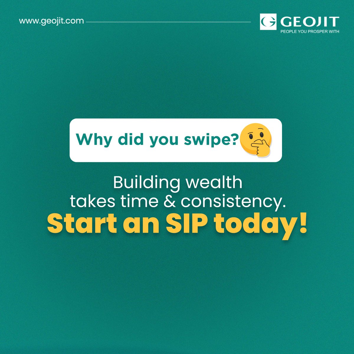 Want to become rich in no time? Swipe to know how!

#Investmentstrategy #geojit #invest #sensex #stockmarket #trading #stocks #sectors #investing #economy #business #investor #finance #fixedincome #mutualfunds #trend