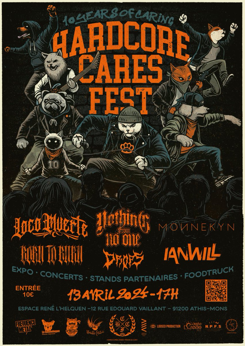 ludwine999's tweet image. Hola ! Petit message pour remercier toutes les personnes qui soutiennent ma tite'chaîne Twitch, car grâce à cela nous avons pu faire un don de 1300€ à @HardcoreCaresFR !!!!
Merci à toutes et tous 🥹✊🏻✨
L'asso fête ses 10 ans avec un événement ce samedi ⬇️🐾 
(1/3)