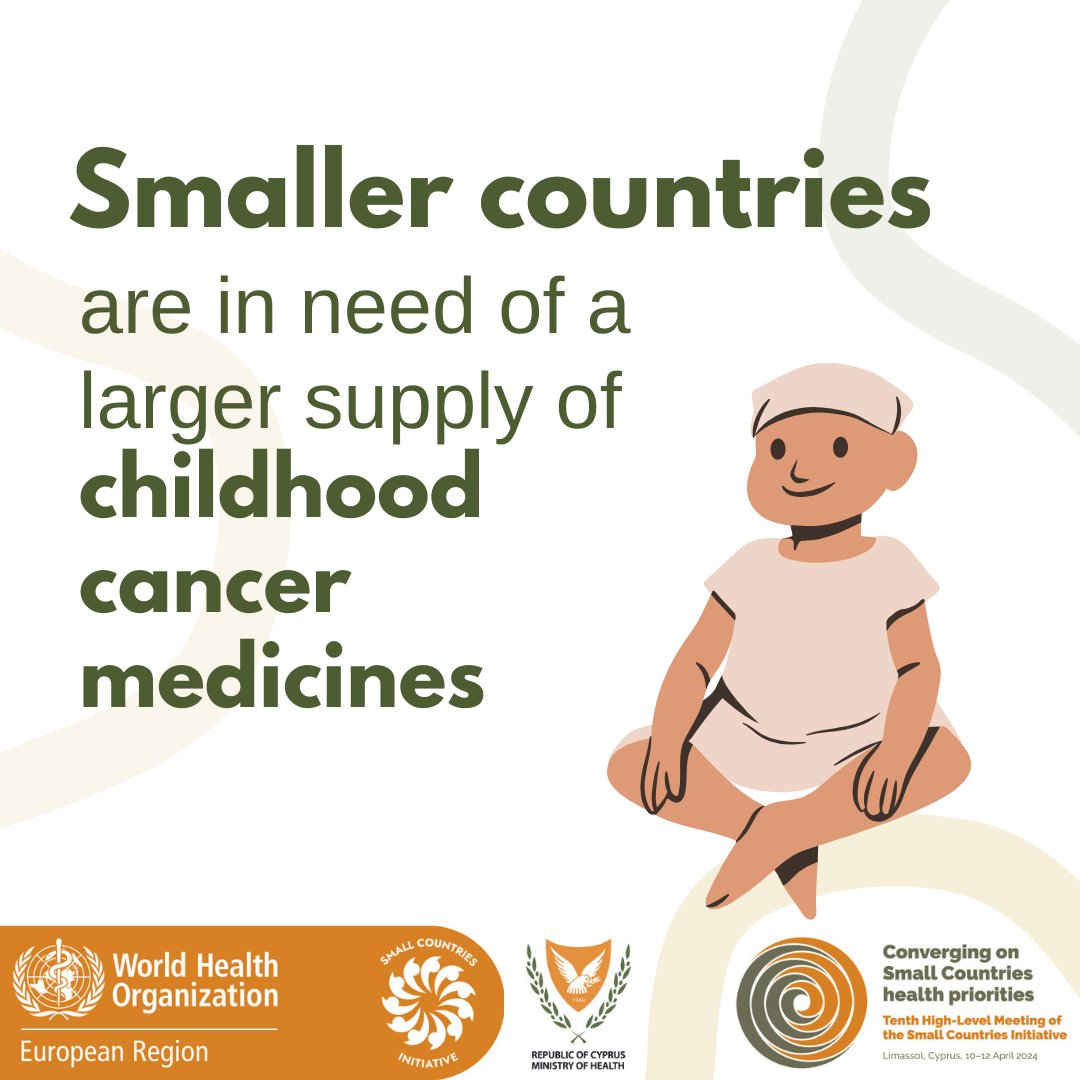 The availability of childhood cancer medicines remains a pressing issue in many #smallcountries, especially in securing child-friendly formulations. It’s time to address this issue and ensure every child gets the care they need. bit.ly/smallcountries…