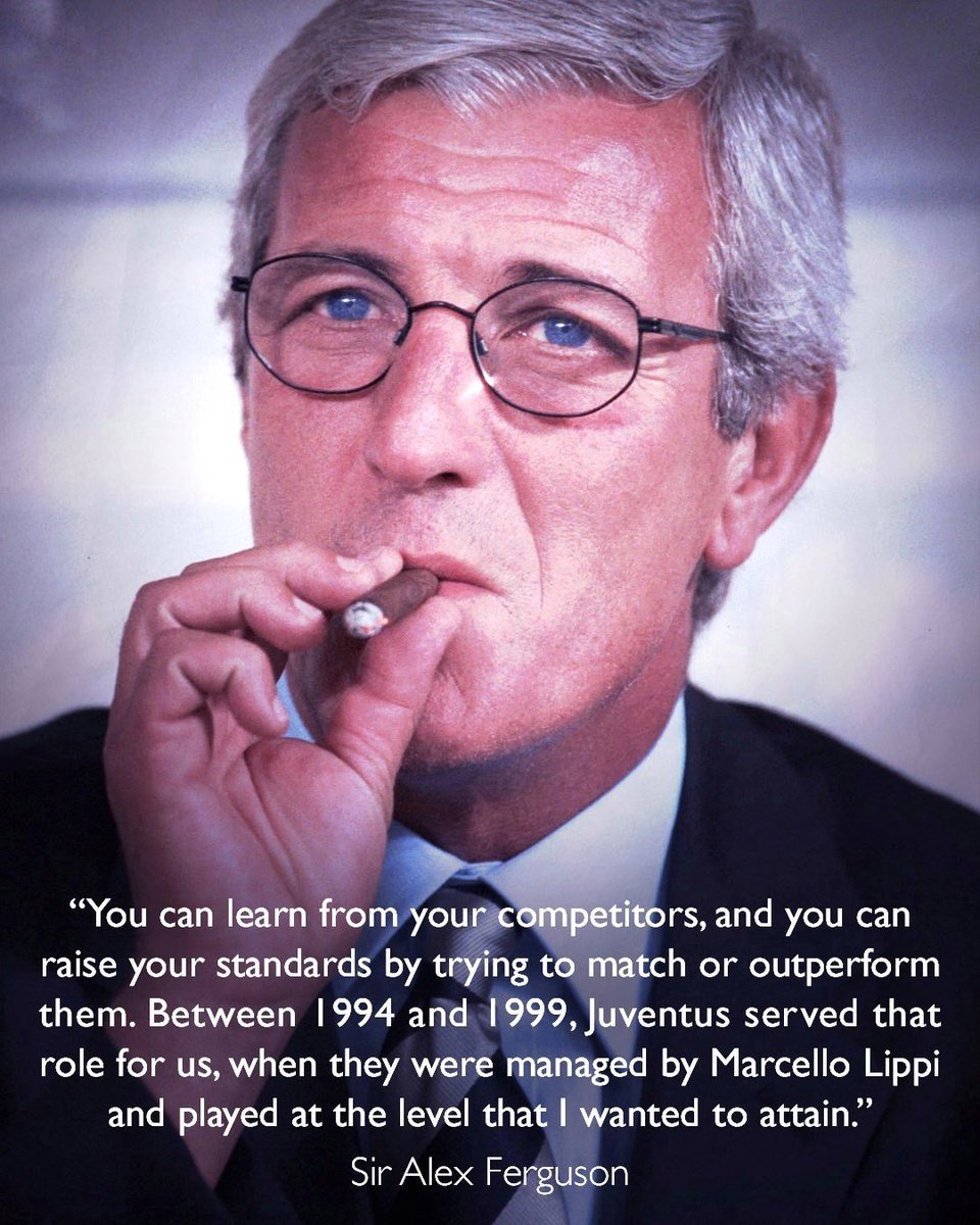 Even the greats need standards to emulate. For Sir Alex Ferguson, it was Marcello Lippi!