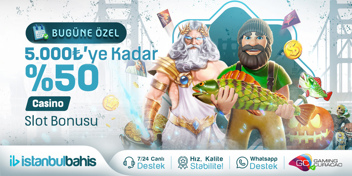 🔥 Bugüne Özel Casino Bonusu #IstanbulBahis‘te ‼️ 🎰Casino Ve Slot Alanında Yapacağınız Yatırımlara 5.000₺'ye Kadar %50 Bonus Anında Hesabında🎉 🏦Tüm Yatırım Yöntemleriyle Faydalanabileceğiniz Kolay Çevrimli Bonus İçin👇 🎯t.ly/istanbulbahisg…