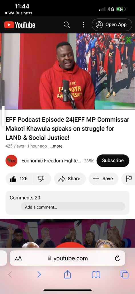 Interesting podcast to watch youtu.be/h338x_B29s0?si…

Commissar Makoti Khawula #EFFPodcast