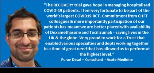 📢The end of an era! The COVID arm of our RECOVERY trial closed on 31st March 2024 – 4 years on from recruiting our first participant! 🥳 This trial has played an integral part in discovering effective COVID treatments. Thank you to all staff and patients involved 👏