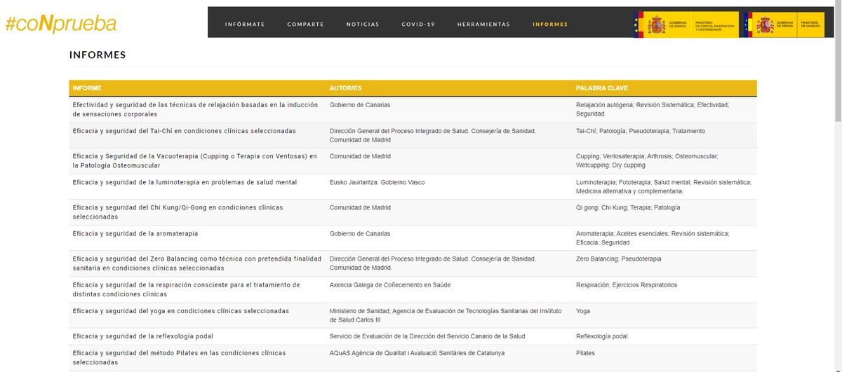 sefh_'s tweet photo. ⚠️Los ministerios de @sanidadgob y @CienciaGob han realizado nuevos informes para combatir las pseudoterapias que analizan 8 técnicas y que se podrán encontrar en la web de RedETS y en la de #coNprueba 

Web coNprueba: https://t.co/vwyR27hdAn
Web RedETS: https://t.co/coHJoAuzi5

Más info: https://t.co/UFRvjCnlKQ