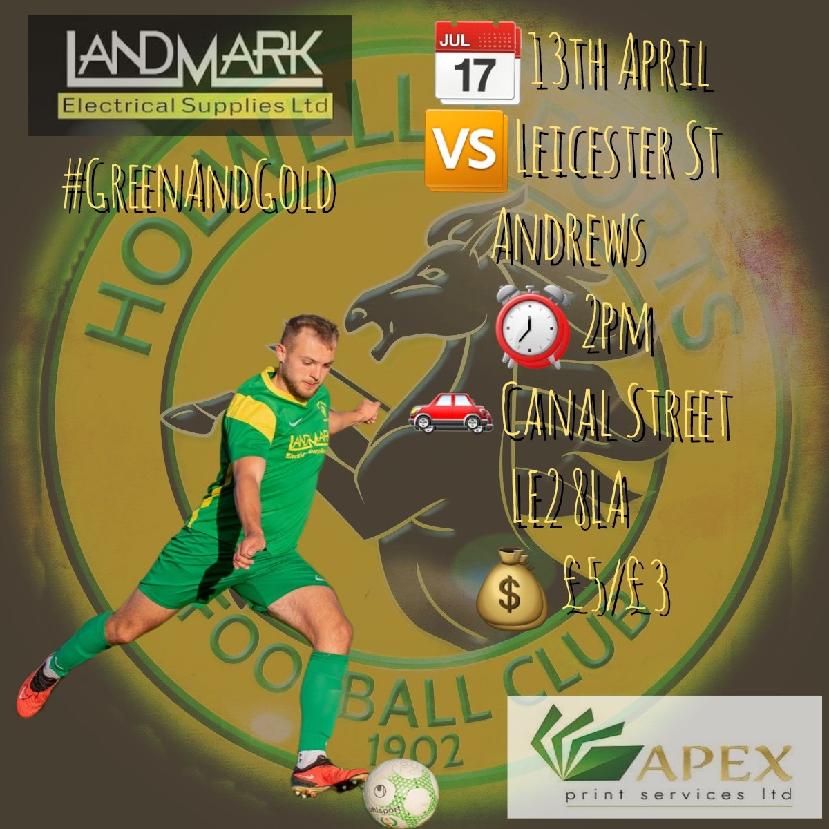 2 to go of the 2023/24 season for the #GreenAndGold. Away day travels and an earlier 2pm ko for this one, as we head over to @Standrewsbar Come join us @SportsEye1 @meltontimes @utdcos @nemmtweets @meltonsports @UCLFanZone @theeyeradio