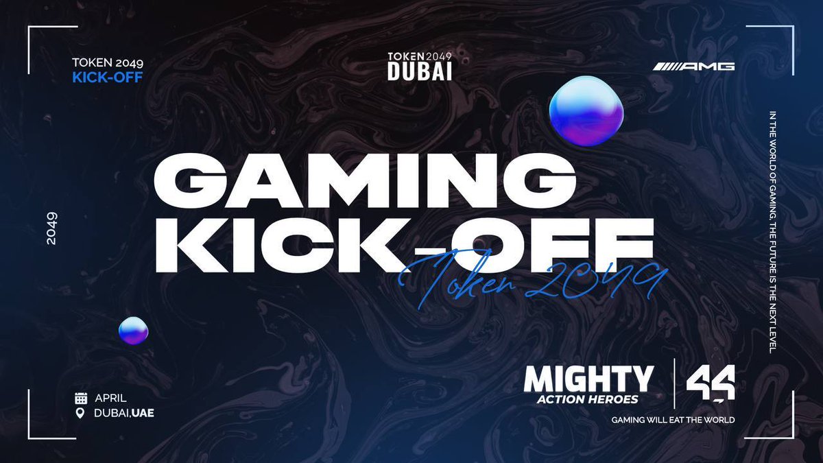 🚨Attention!🚨 We're hosting an exclusive Web3 gaming lunch with 4 GOATs (the 4,4) at Token 2049 Dubai. If you're there, come and learn about what we're cooking! 🍳🤝