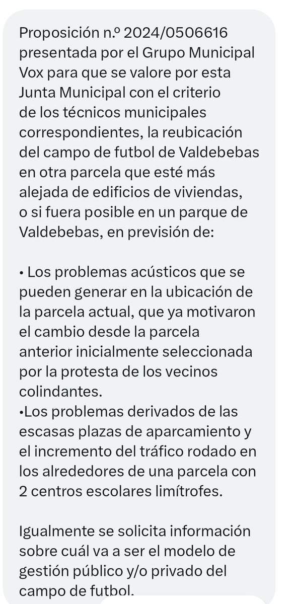 Hilos Valdebebas tweet media